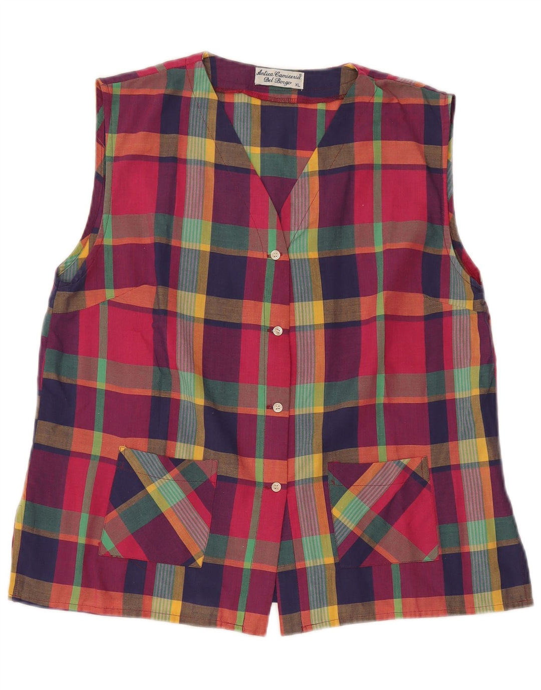 Bluză Cămașă Femei Antica Camiceria UK 18 XL, Multicolore