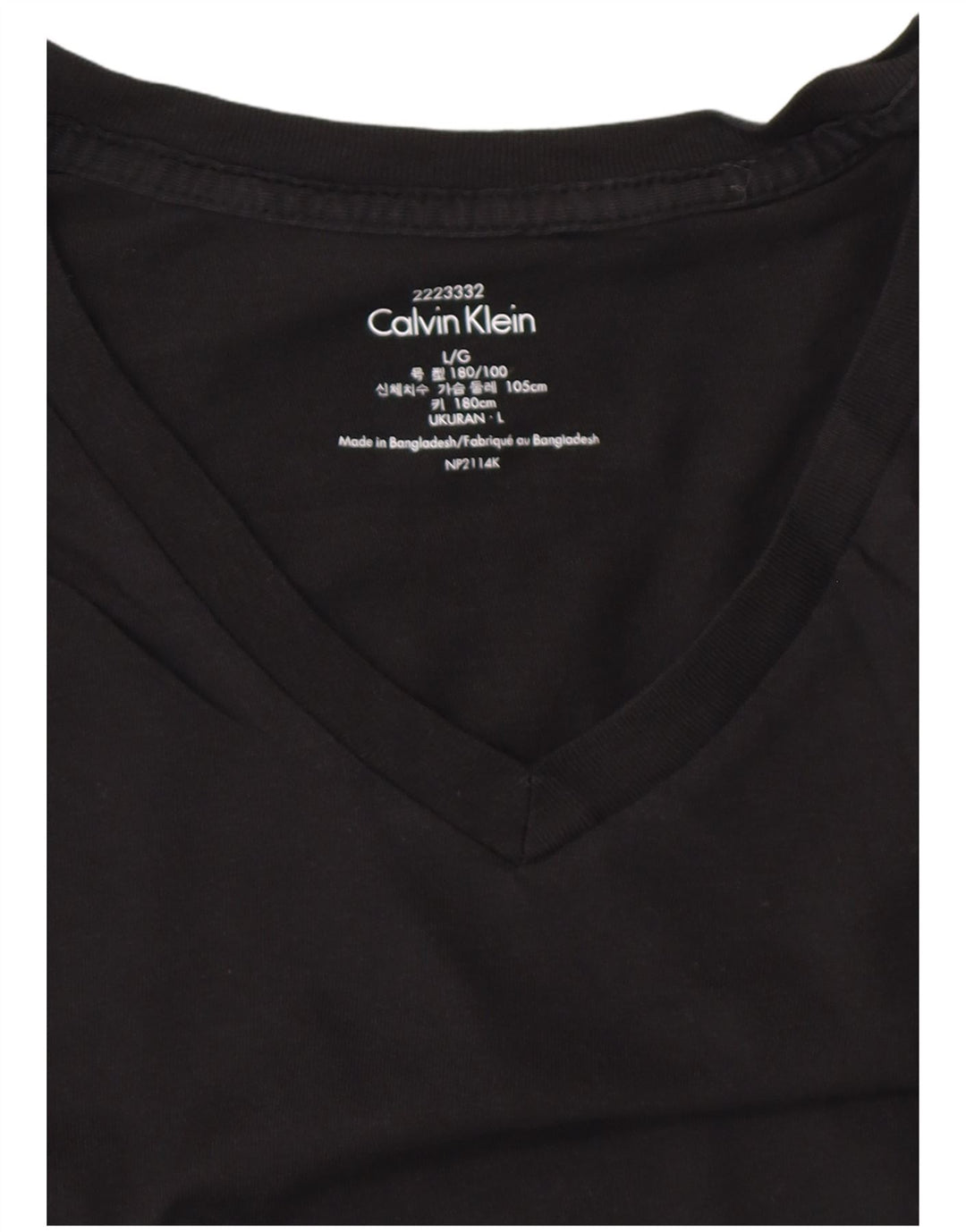 CALVIN KLEIN Tricou Bărbați Top Large Negru