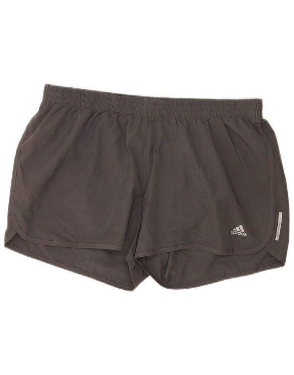 Pantaloni scurți sport pentru alergare Adidas pentru femei UK 18 XL gri