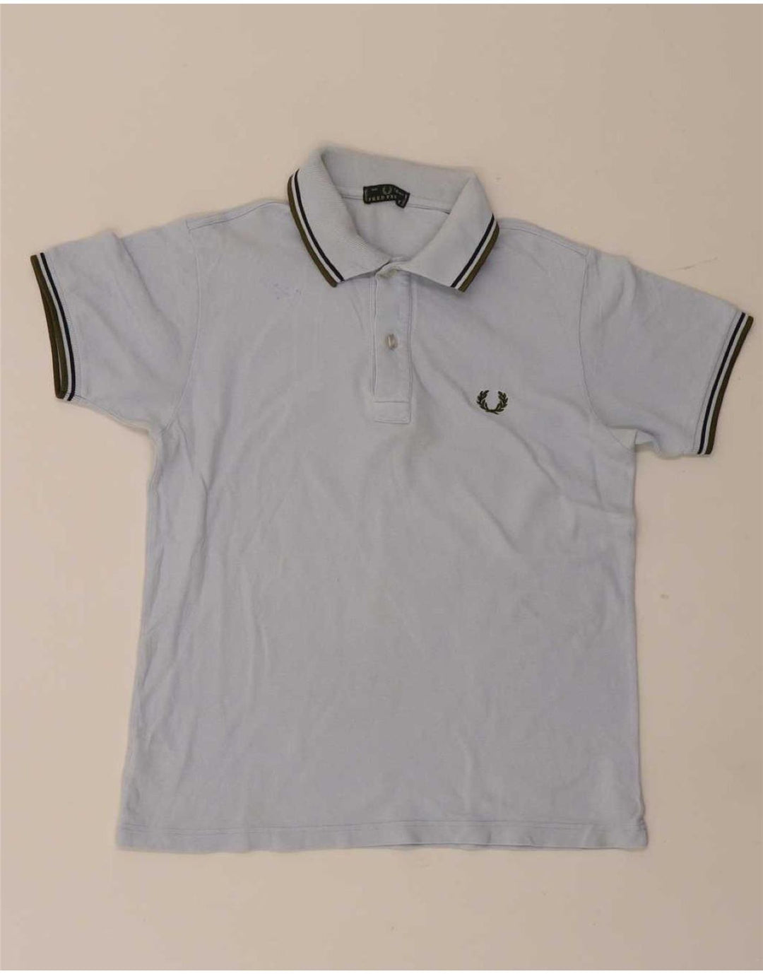 Fred Perry Băieți Polo 13-14 Ani Bumbac Albastru