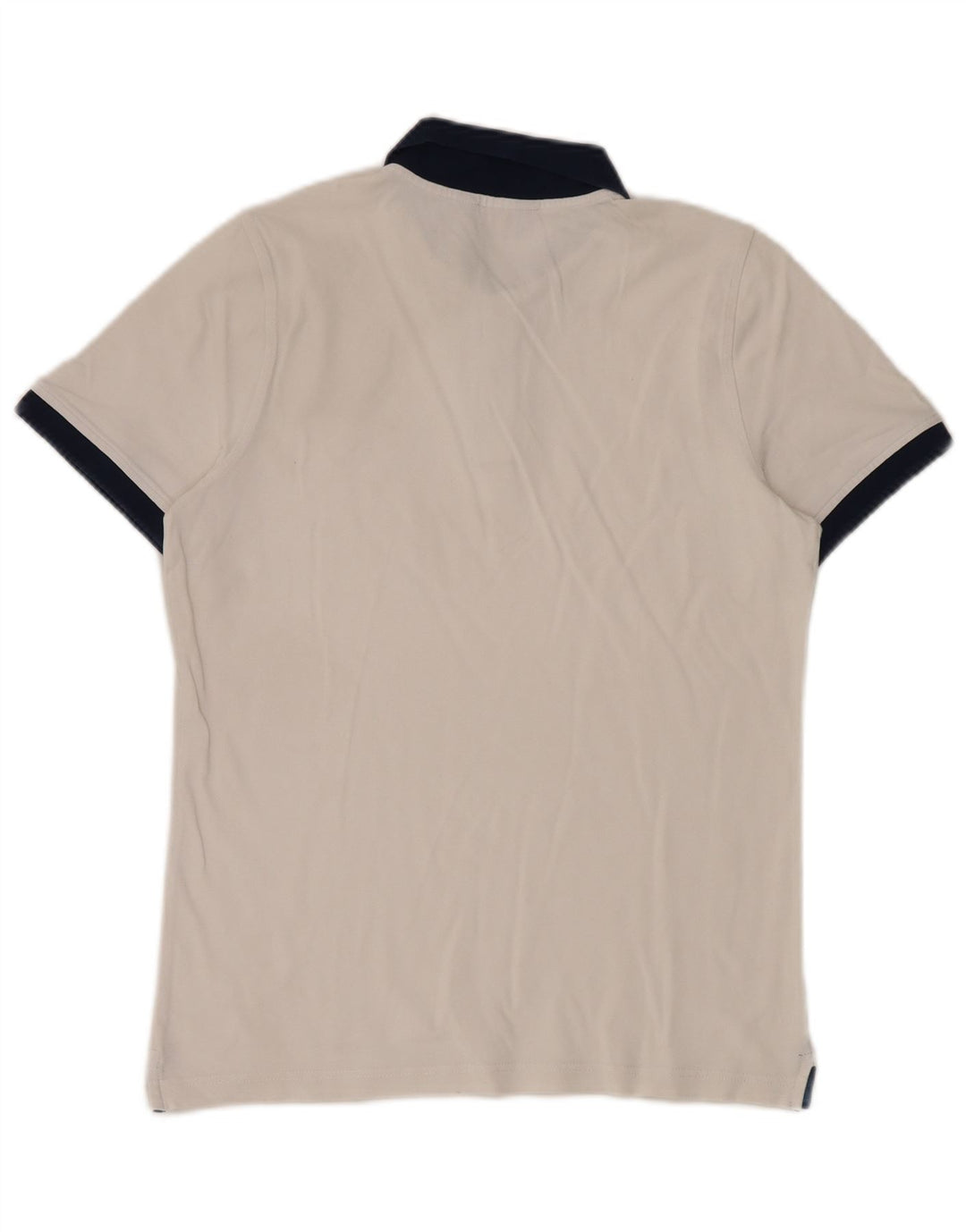 Tricou polo pentru bărbați K-Way, alb mediu, bloc de culoare