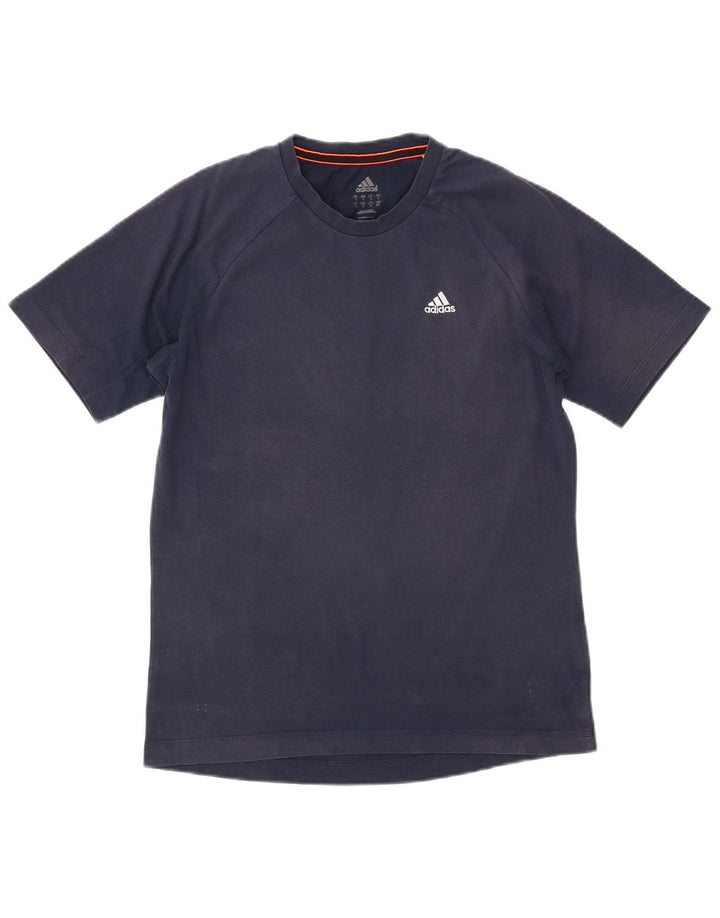 Tricou bărbați ADIDAS Top mic din bumbac bleumarin
