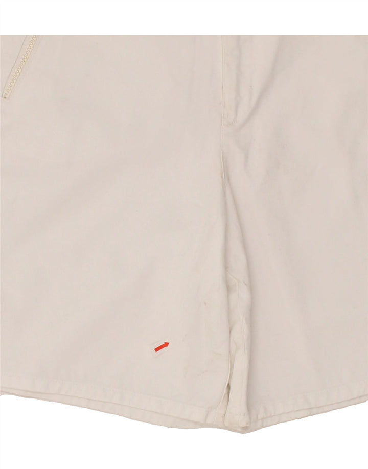 FENDI Womens Graphic Sport Shorts IT 44 Medium White Cotton Vintage Fendi and Second-Hand Fendi from Messina Hembry 