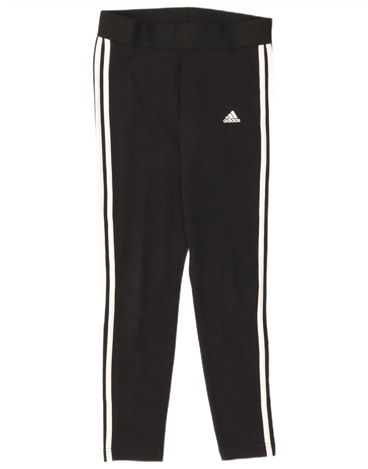 Leggings pentru femei Adidas UK 12/14 bumbac mediu negru