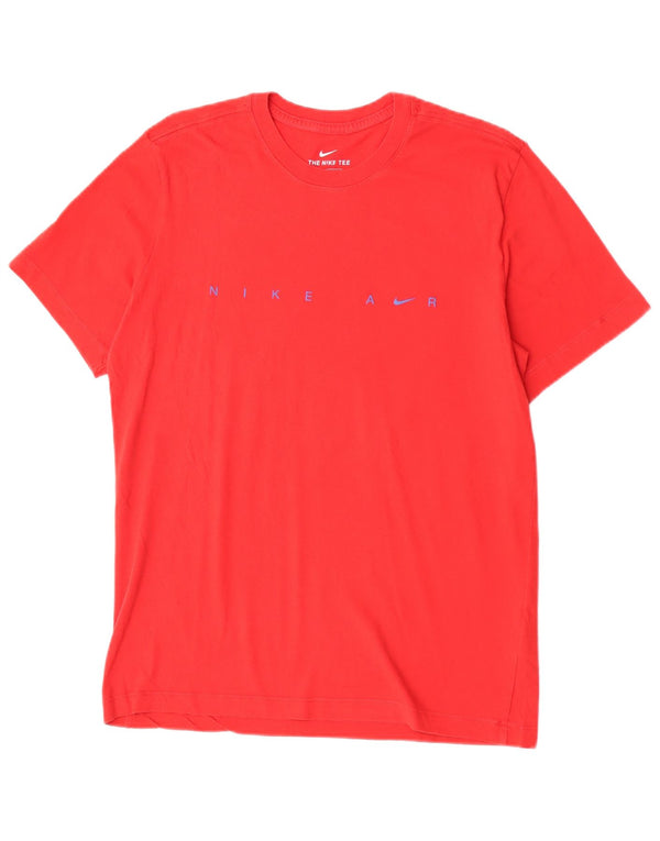 Tricou Nike Air Graphic Top Bumbac Roșu Mediu