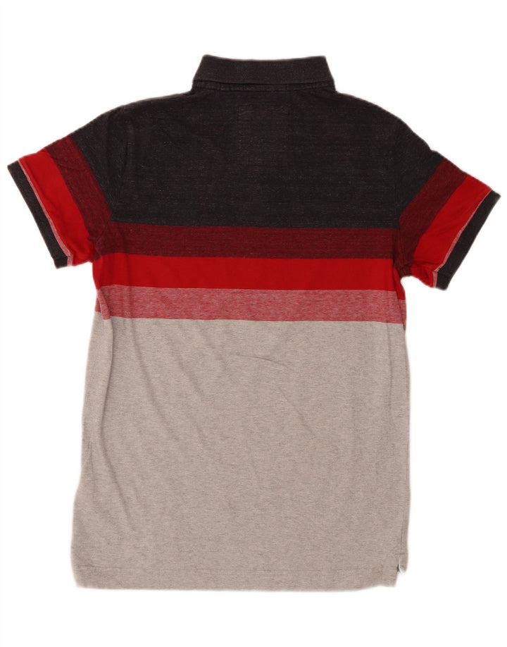 Tricou polo pentru bărbați Superdry, gri mediu, bumbac color bloc