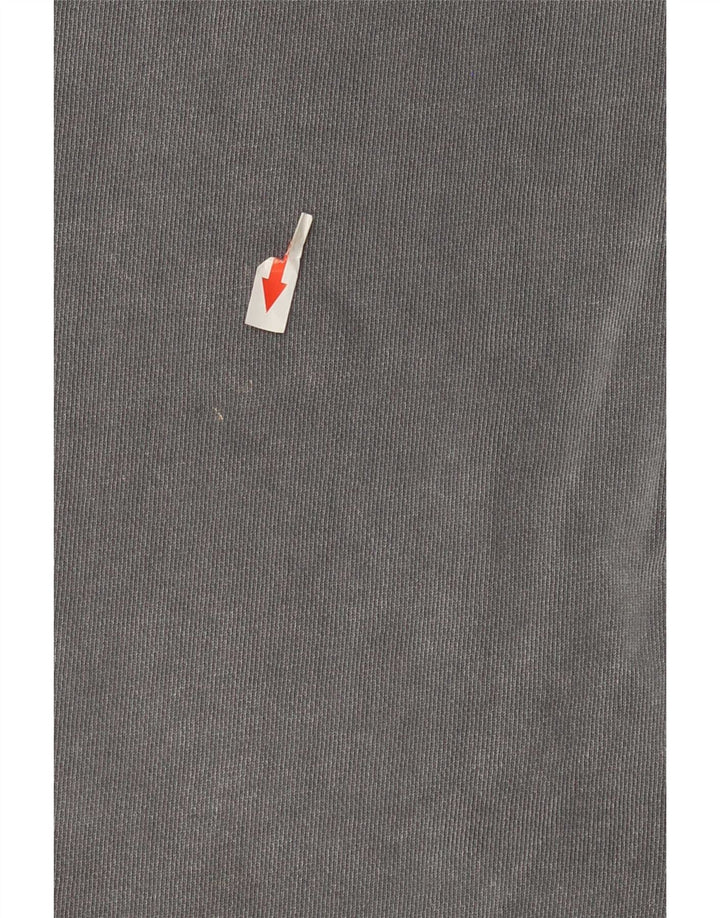 Tricou pentru bărbați Zara Top din bumbac gri mediu