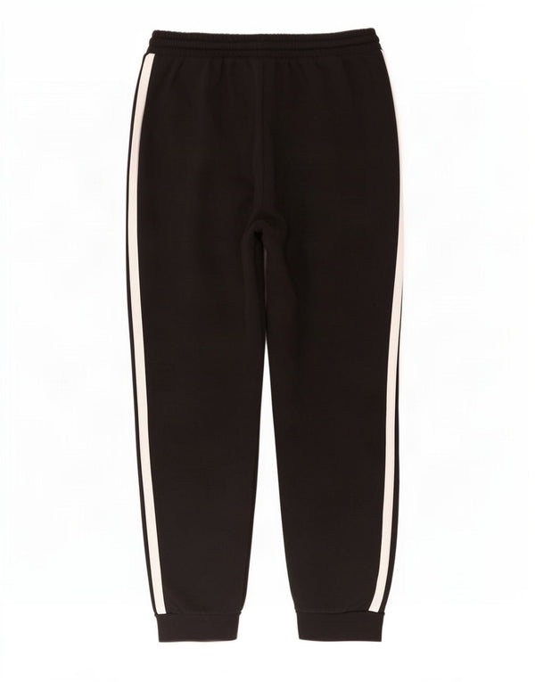 Pantaloni de trening pentru bărbați Adidas Pantaloni de jogging, bumbac mediu negru