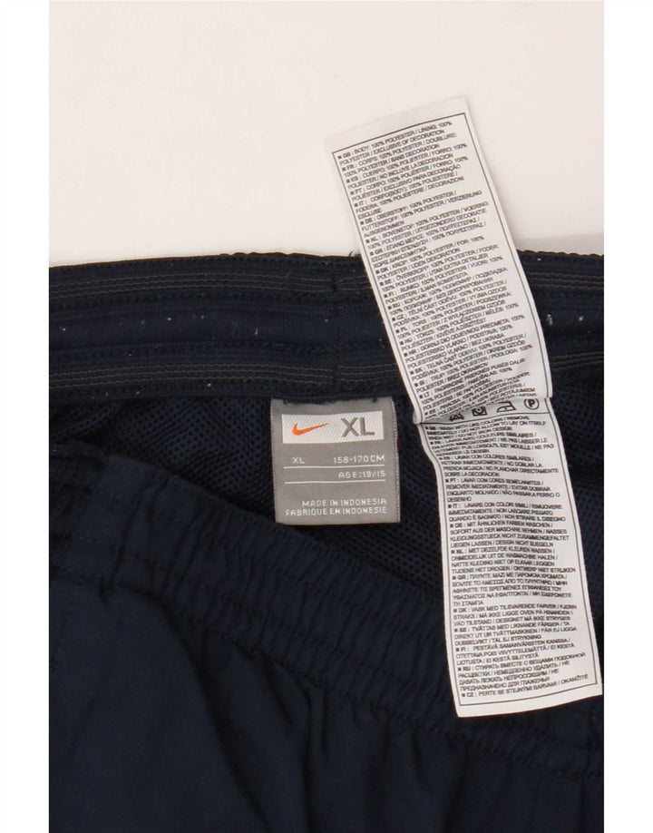 Pantaloni de trening Nike baieti 13-14 ani XL bleumarin poliester