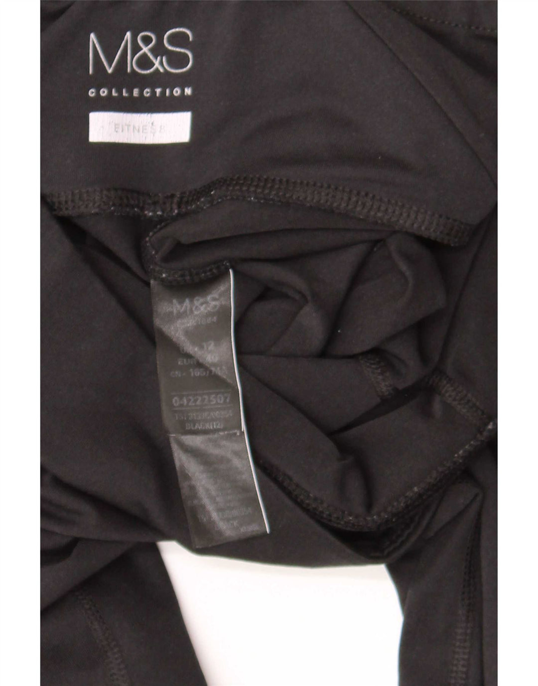 Leggings pentru femei Marks & Spencer UK 12 Poliester mediu negru