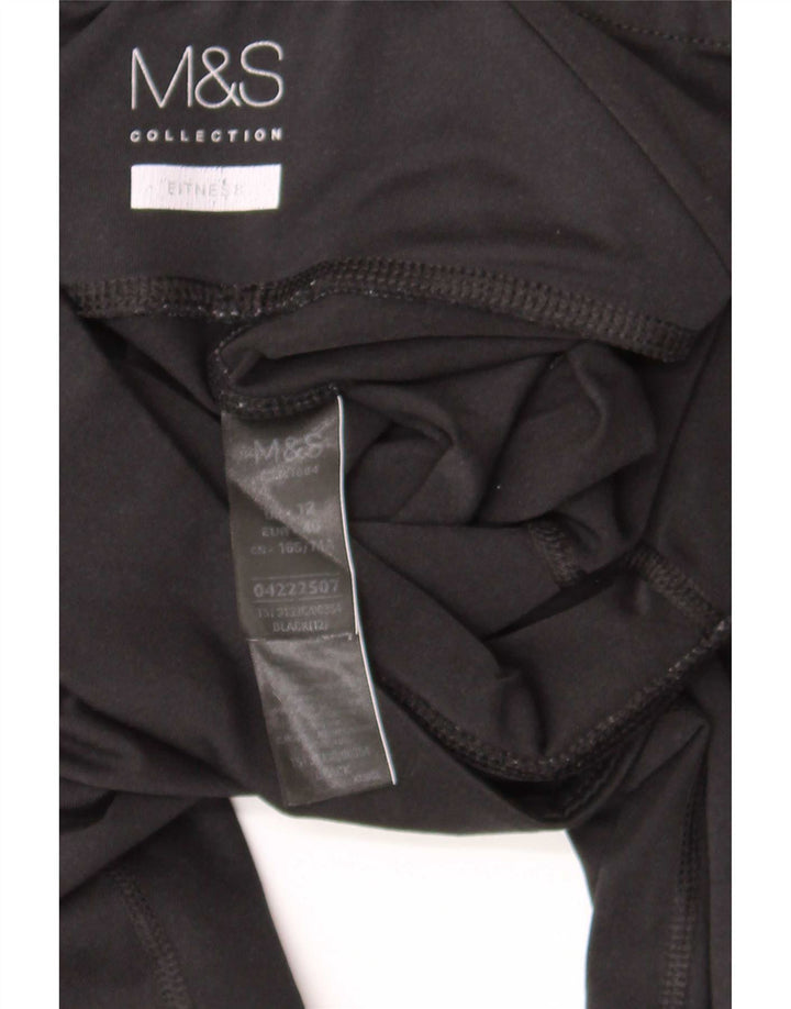 Leggings pentru femei Marks & Spencer UK 12 Poliester mediu negru