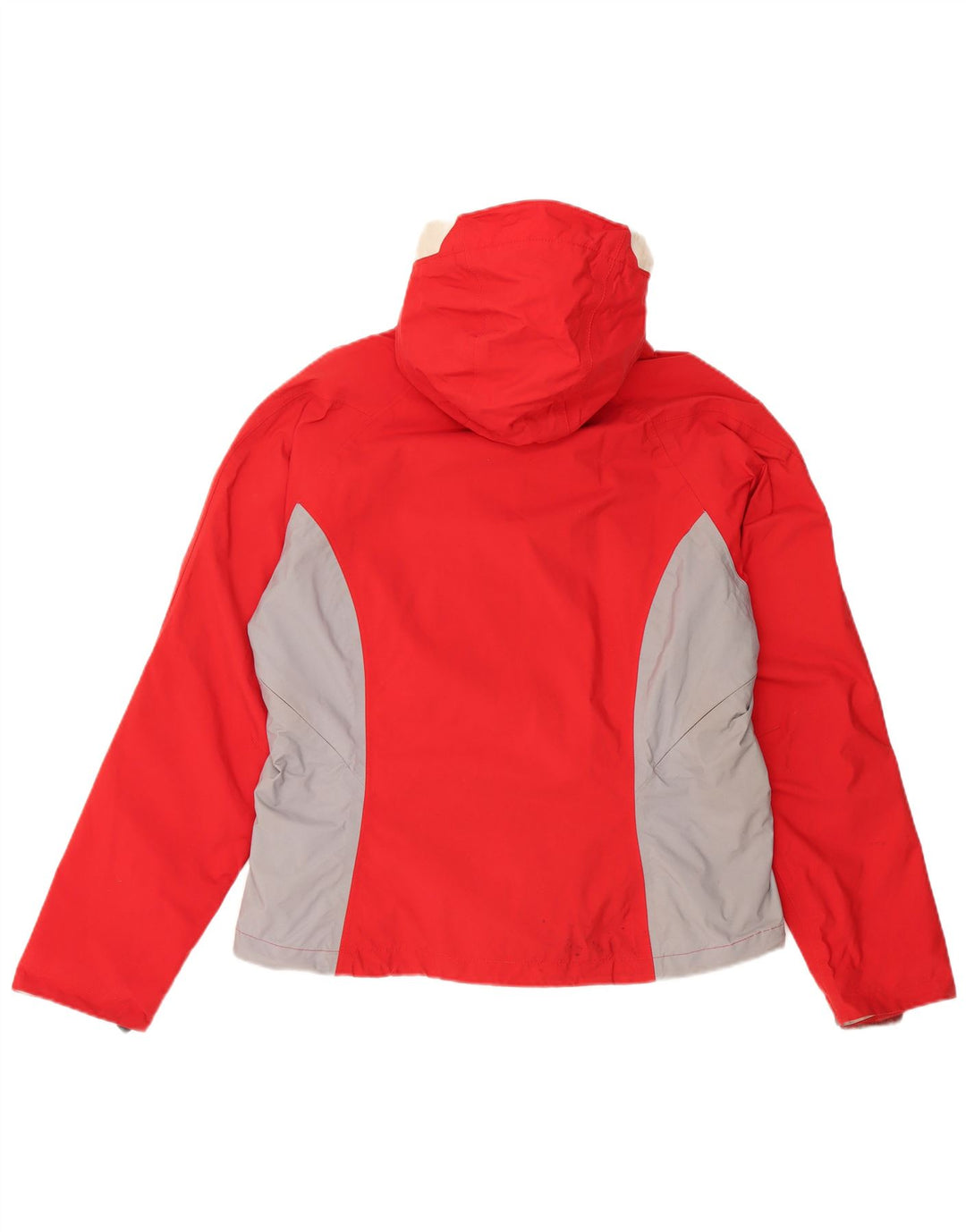 Jachetă Windbreaker NIKE Storm-Fit pentru femei UK 14 Medium Red Colorblock