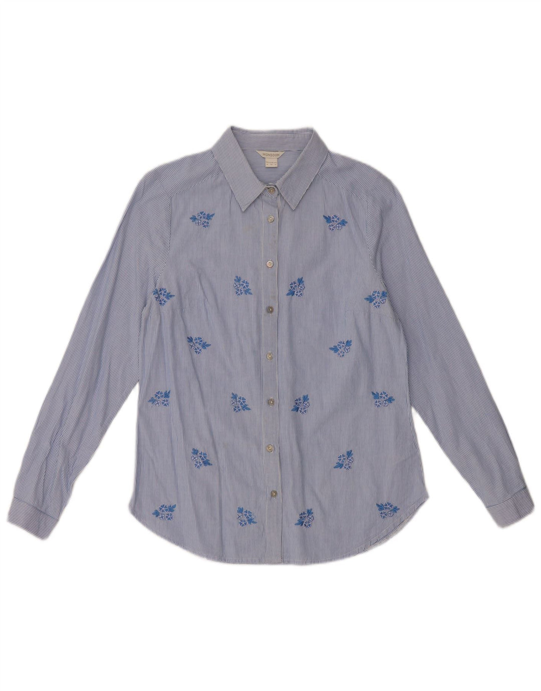 Cămașă pentru femei Monsoon UK 8 Small Blue Floral Bumbac