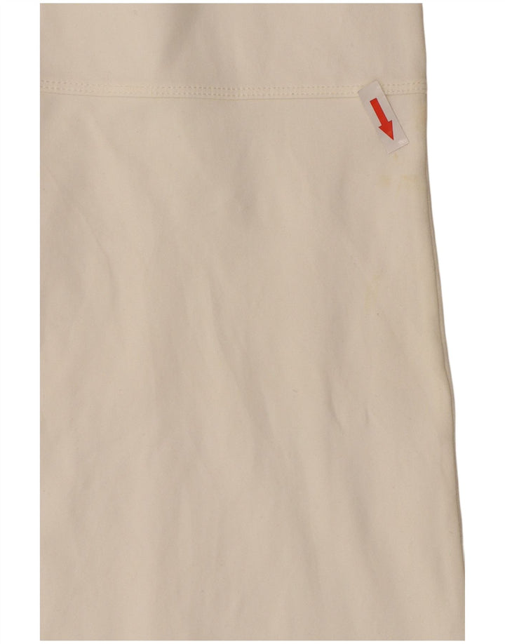Pantaloni de trening Nike Flare, pentru femei, Marea Britanie 14/16, nailon mare, alb