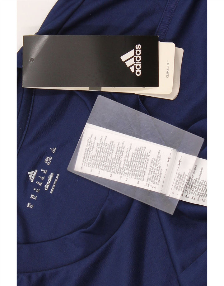 Tricou Adidas Climalite pentru bărbați Top XL Bleumarin Poliester