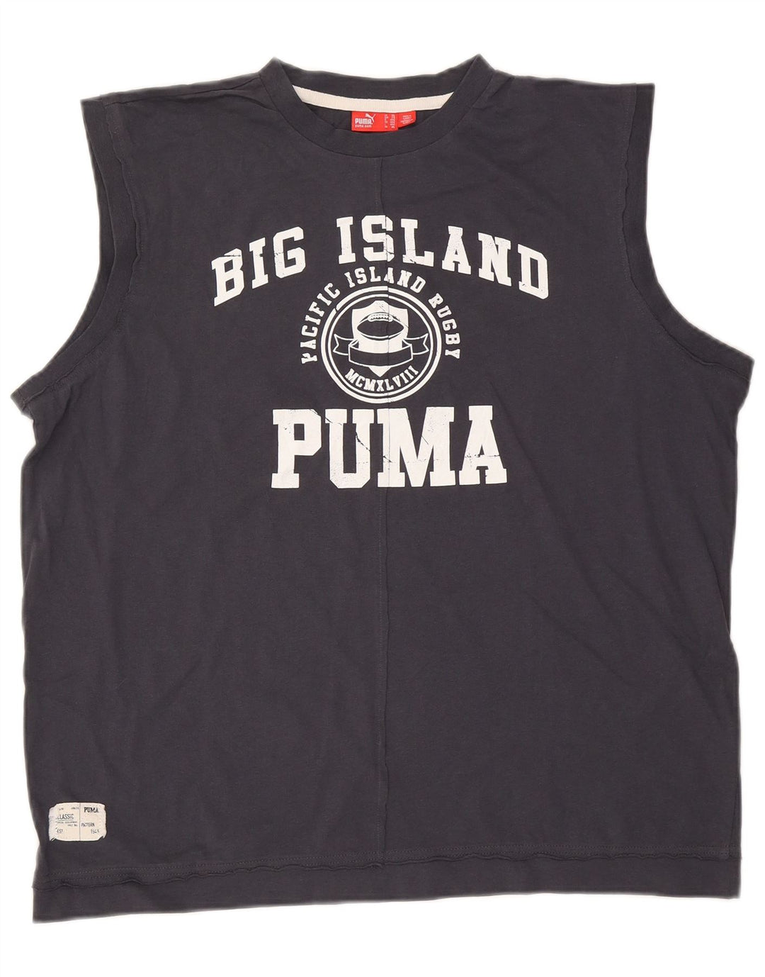 Vesta grafică pentru bărbați Puma, 2XL, bumbac, albastru