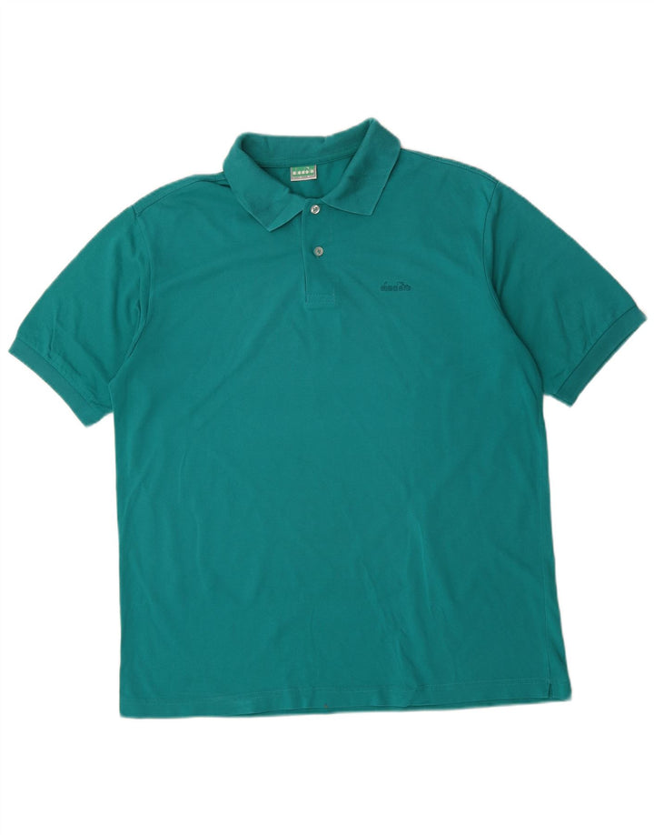 DIADORA Tricou Polo XL Verde Bumbac