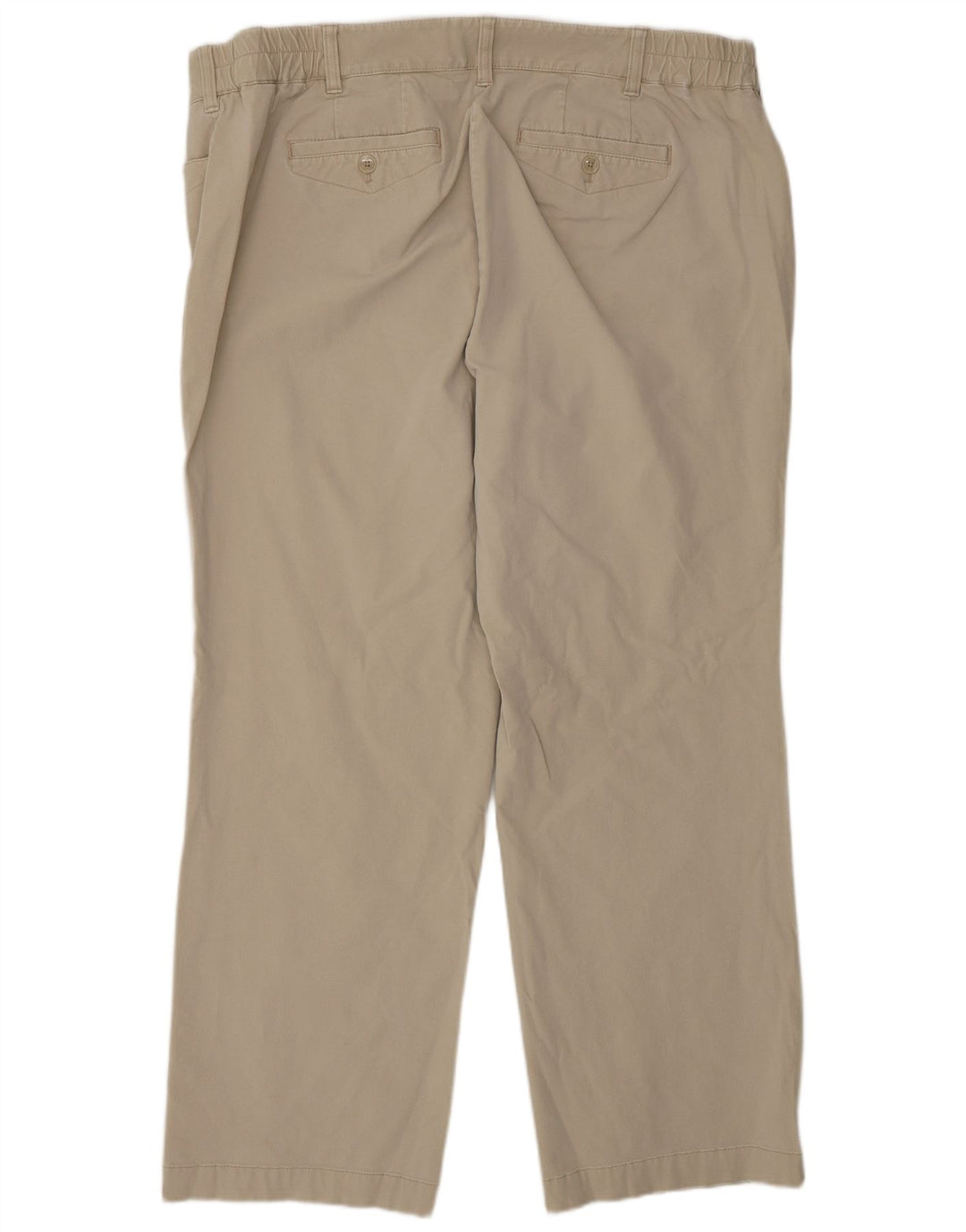EDDIE BAUER Pantaloni casual pentru femei cu croiala curbată US 22 3XL W44 L30 Bej
