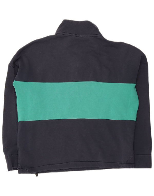 Hanorac grafic pentru bărbați Nike Pulover mare, albastru bleumarin, bumbac color bloc