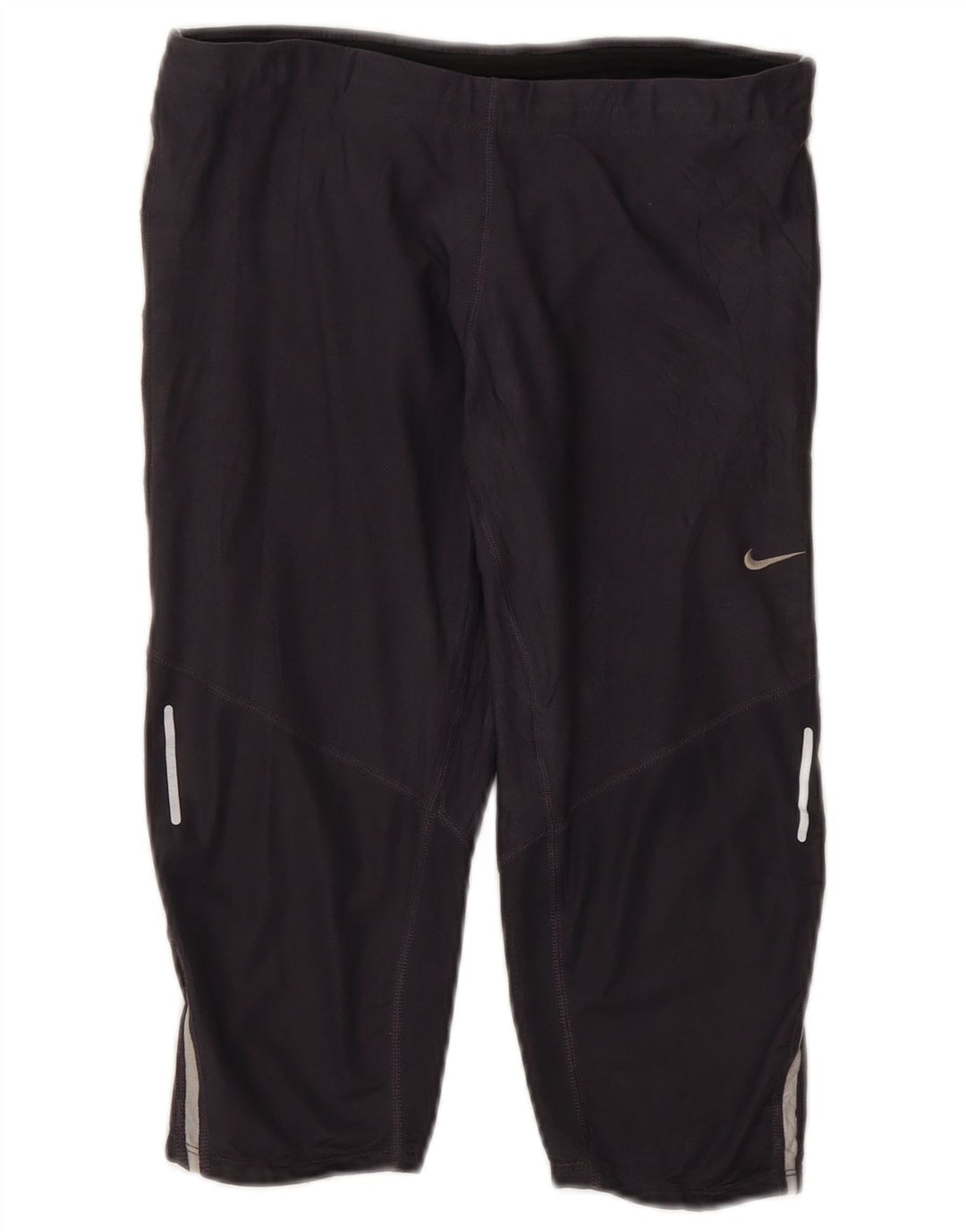 Leggings capri Nike Dri Fit pentru femei UK 12 Poliester mediu gri