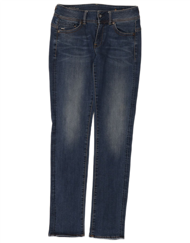 Blugi G-Star Midge Straight pentru femei W29 L32 Bumbac albastru