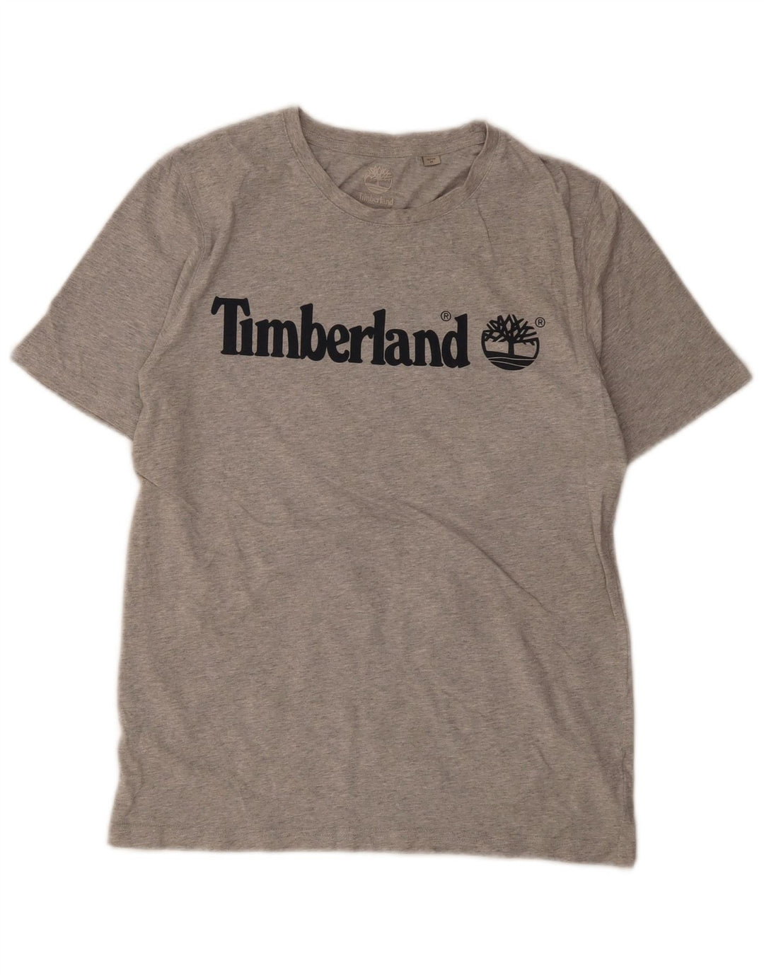 Tricou grafic Timberland pentru baieti Top 15-16 ani bumbac gri mediu