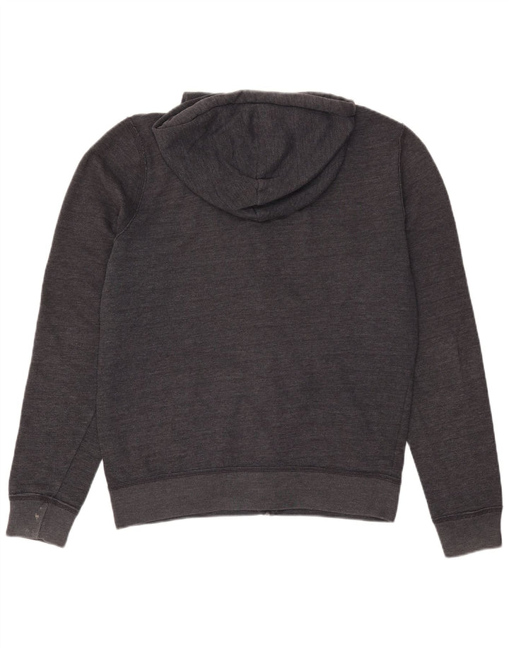 Pulover HOLLISTER pentru bărbați, cu fermoar și grafic, bumbac, gri mediu