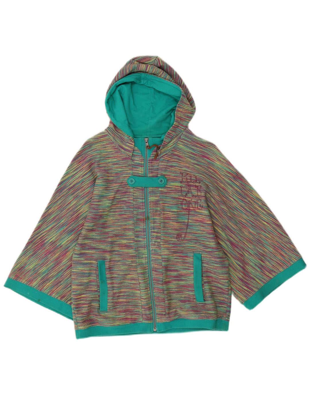 Pulover Billabong pentru femei, cu fermoar și grafic, UK 12, mediu multicolor