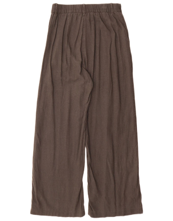 Pantaloni Hollister pentru femei Livvy, cu talie înaltă, cu picioare largi, mici W26 L29 gri