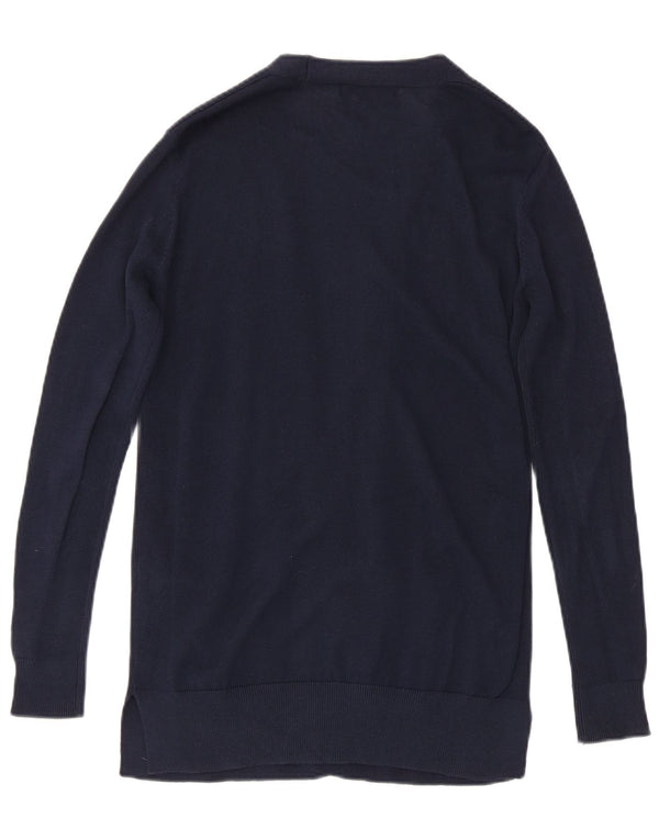 Pulover cardigan cu paragate pentru femei Marks & Spencer UK 10 Mic bleumarin