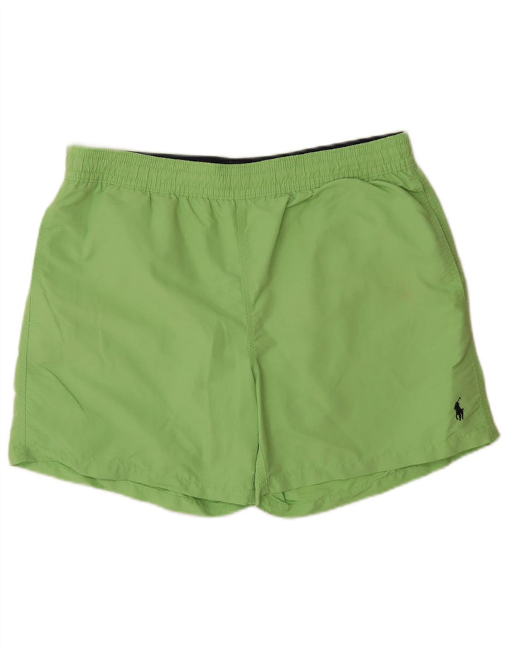 POLO RALPH LAUREN Pantaloni scurți de baie pentru bărbați, nailon verde mari