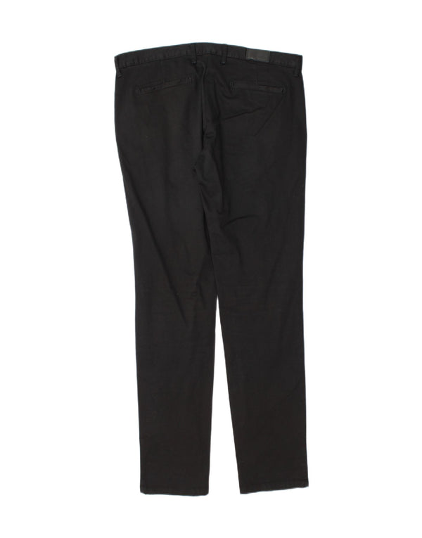 Pantaloni chino slim pentru bărbați Zara EU 42 Large W32 L32 Negru