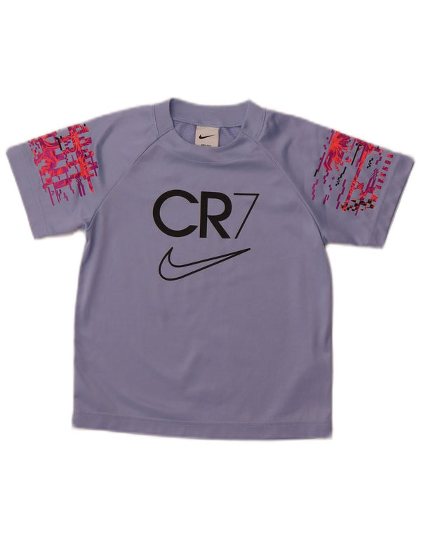Tricou grafic Nike fete Cristiano Ronaldo Top 6-7 ani mare violet