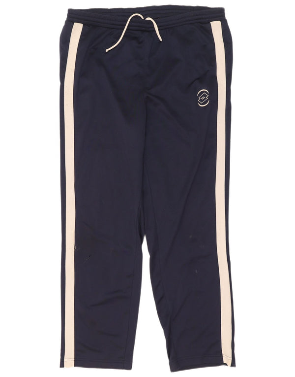Pantaloni de trening Lotto pentru bărbați Marea Britanie 42/44 XL bleumarin poliester bloc de culoare