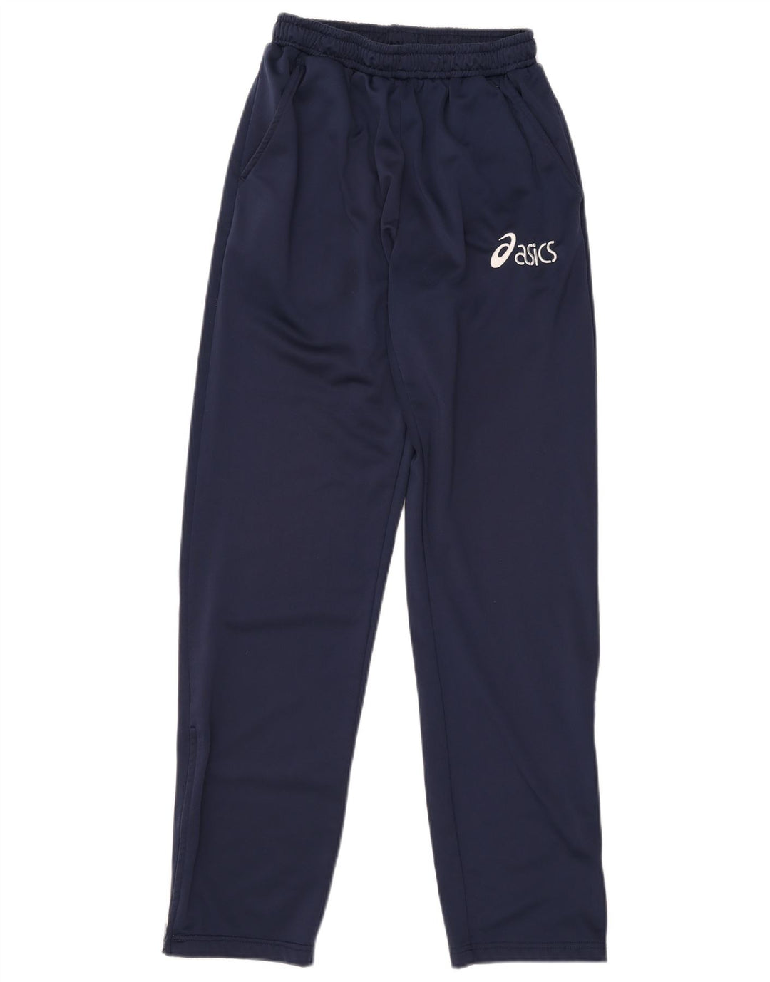 Pantaloni de trening Asics pentru bărbați, poliester mediu bleumarin