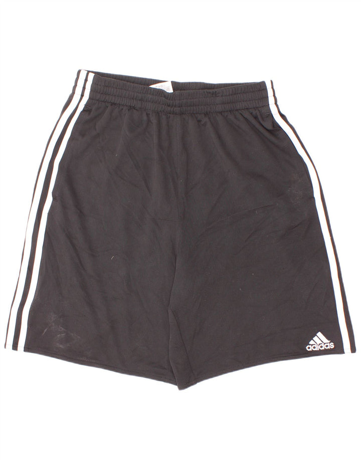 Pantaloni scurți sport adidas băieți 13-14 ani, mari, negru, poliester