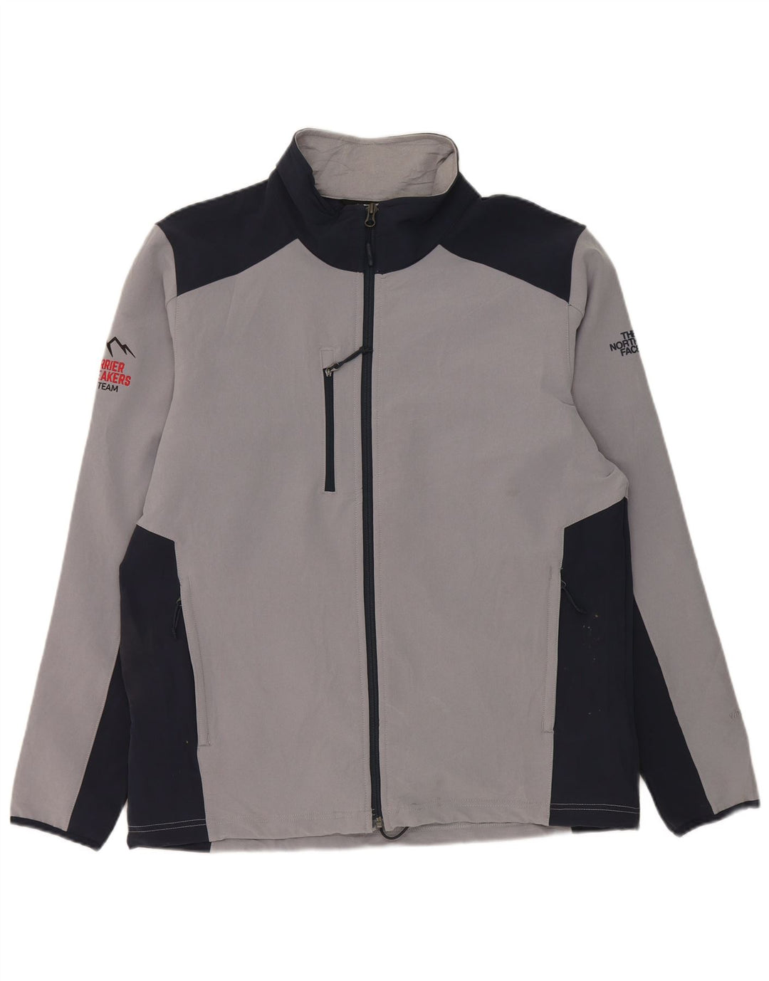 Jachetă de trening pentru bărbați The North Face, mare, gri, poliester color bloc