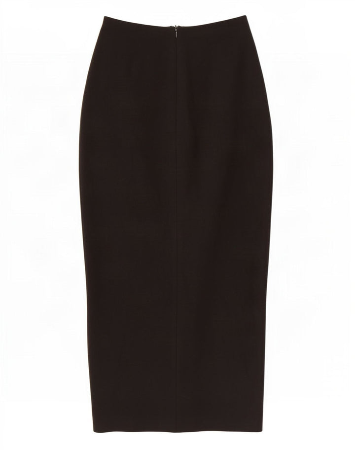 Fusta Maxi Femei Zara Medium W28 Bumbac Negru