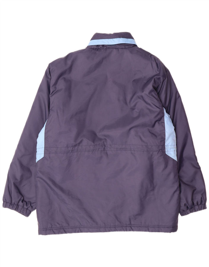 UMBRO Palton căptușit cu glugă pentru bărbați UK 38 Mediu Navy Blue Marine Colorblock