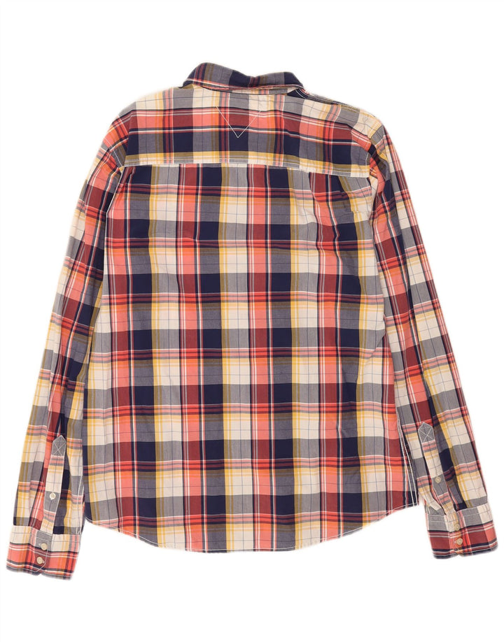 Cămașă pentru bărbați Tommy Hilfiger XL, bumbac cu carouri multicolore