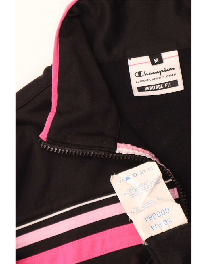 Jachetă de trening Champion Heritage Fit pentru femei UK 14 Medium Black