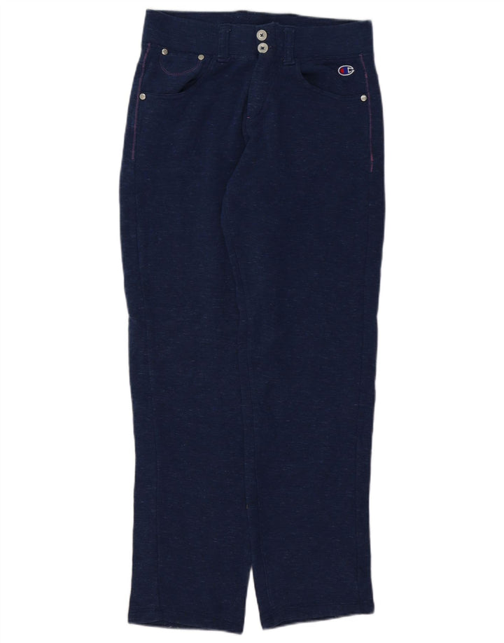 Pantaloni casual Heritage pentru femei CHAMPION Mici W26 L29 bleumarin pete