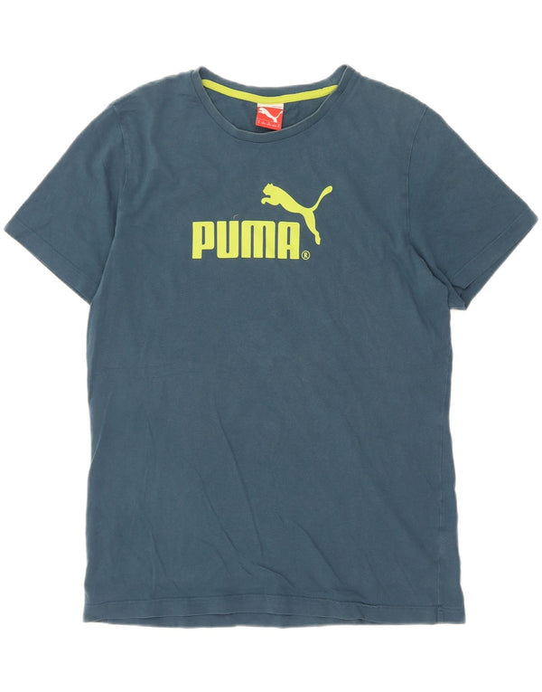 Tricou grafic Puma pentru bărbați Top Medium Blue