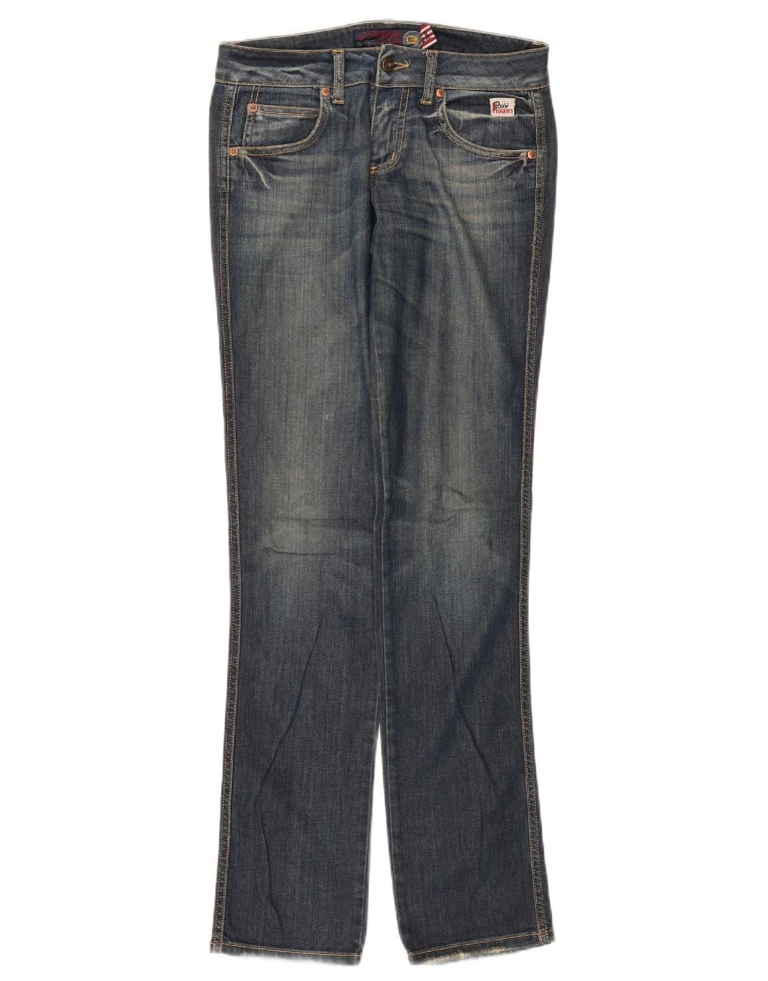 Blugi drepti pentru femei Roy Rogers W30 L33 bleumarin