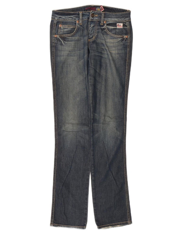 Blugi drepti pentru femei Roy Rogers W30 L33 bleumarin