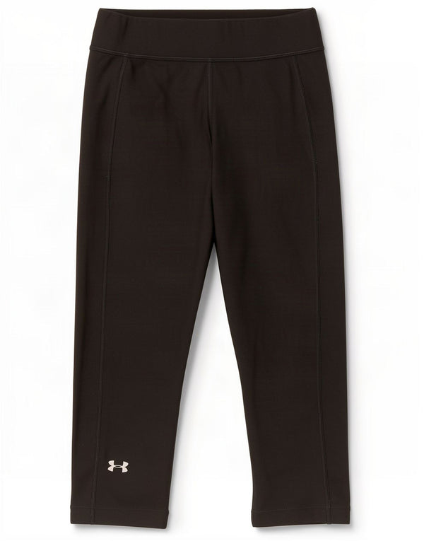 Leggings Capri Under Armour pentru femei Heat Gear UK 12 Poliester mediu negru
