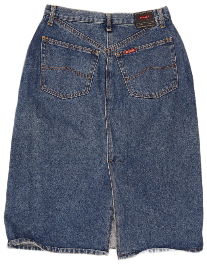 Fusta Midi Denim Carrera W30 Bumbac Albastru Mediu