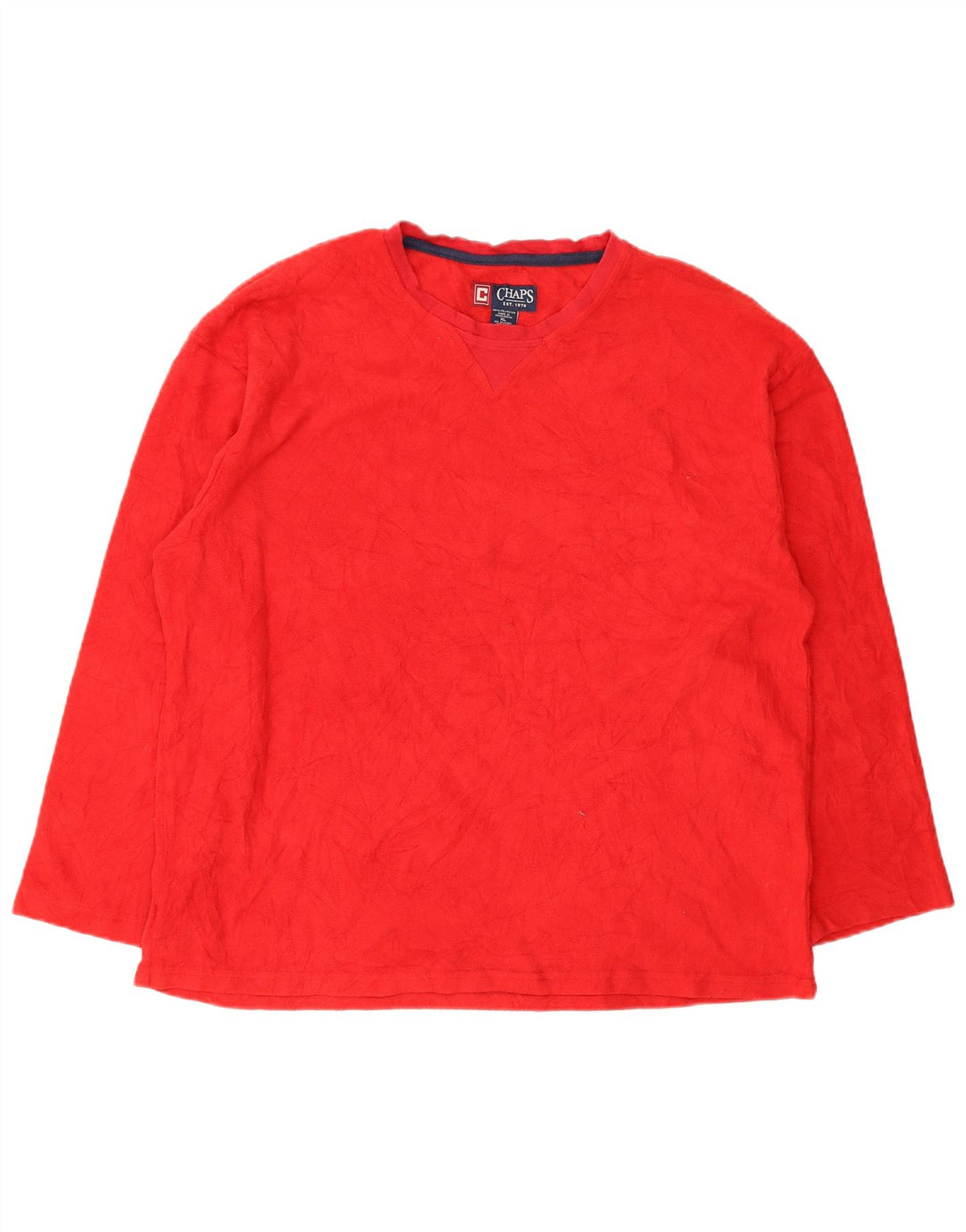 Chaps pentru bărbați fleece top cu mânecă lungă XL poliester roșu