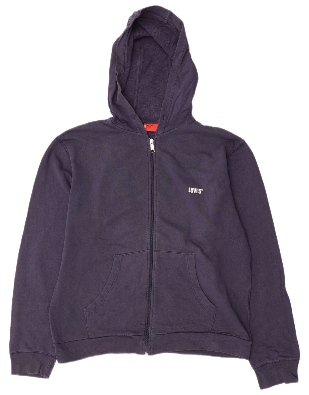 Pulover Levi's pentru bărbați, cu fermoar, bumbac, albastru mare