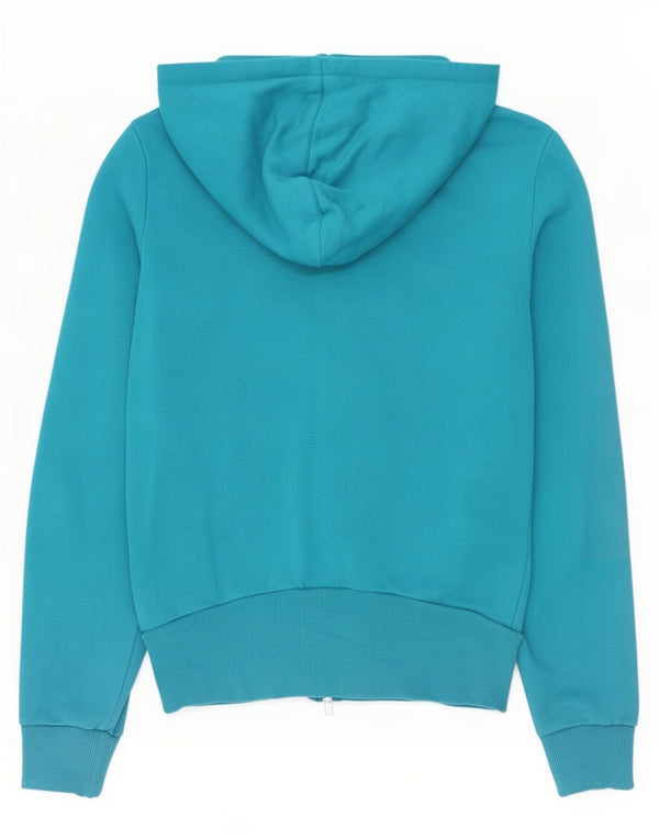 Pulover Puma Graphic Zip pentru femei UK 10 Small Blue